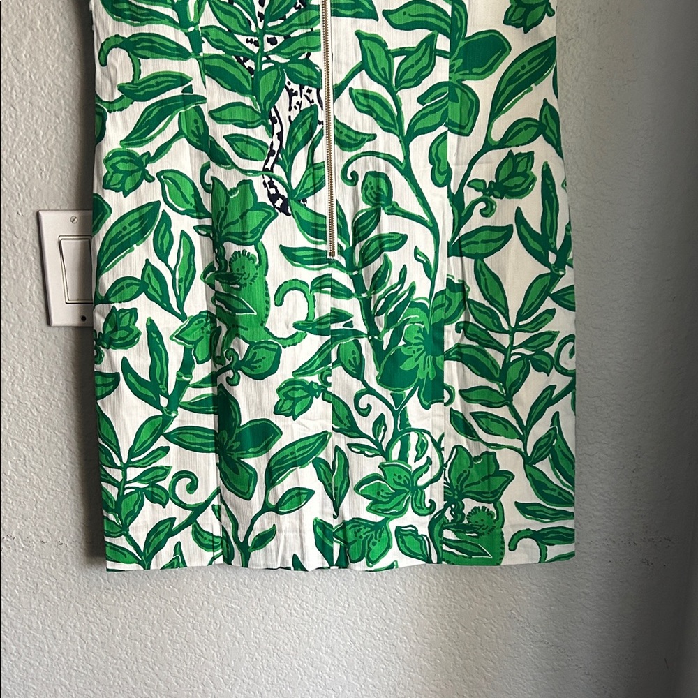 Lilly Pulitzer Green Botanical Print Dress - Incredible Detail! - Picture 7 of 9